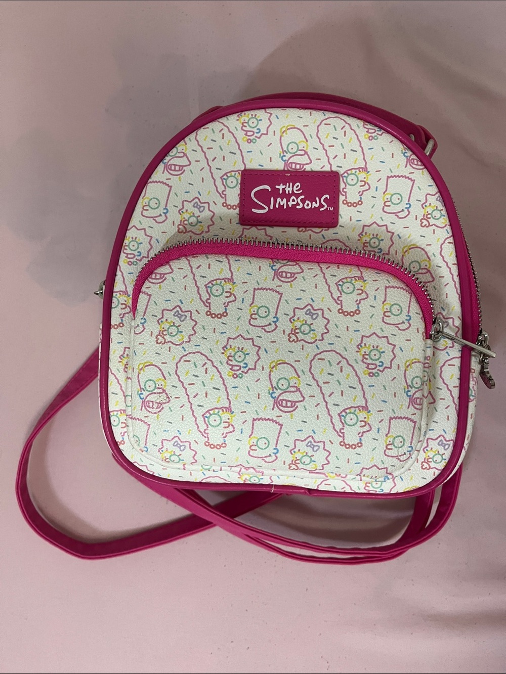 Kids Simpson Donut-Themed Universal Backpack